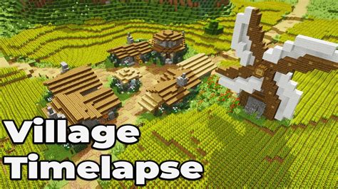 creating a village minecraft.